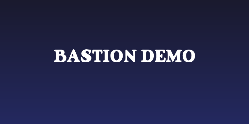 Bastion Demo Social Header