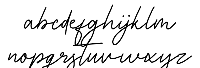 Bastogne Font LOWERCASE