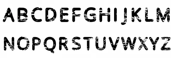 Baston-Regular フォント 大文字