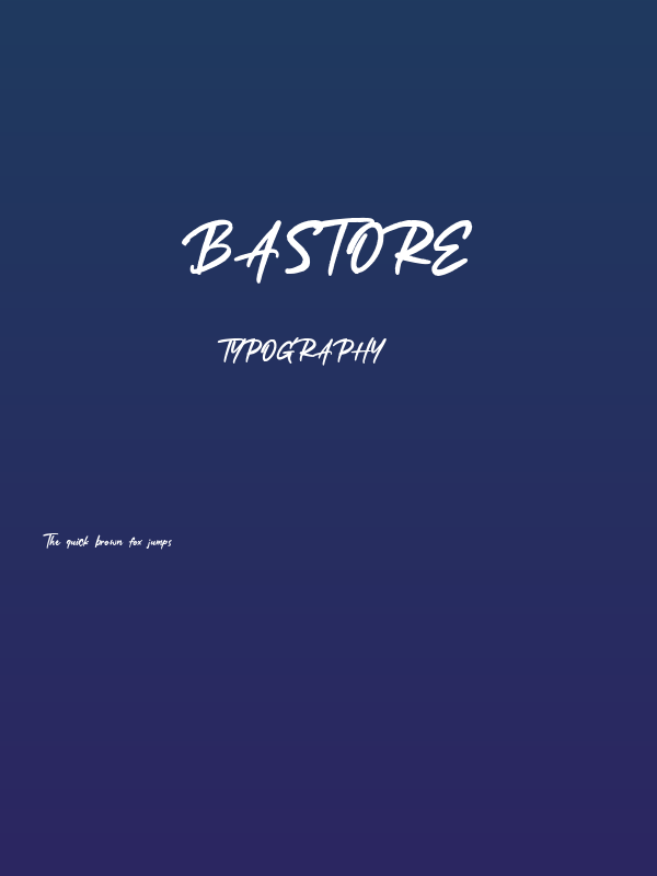 Bastore Poster