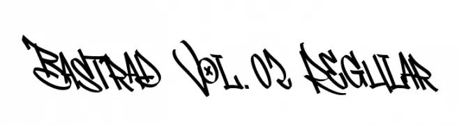 Bastrad Vol.02 Regular  Frei Schriftart Herunterladen
