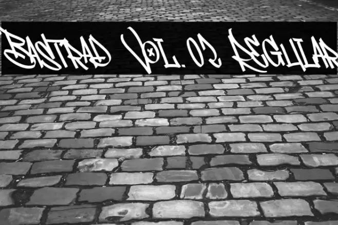 Bastrad Vol.02 Regular Schriftart examples
