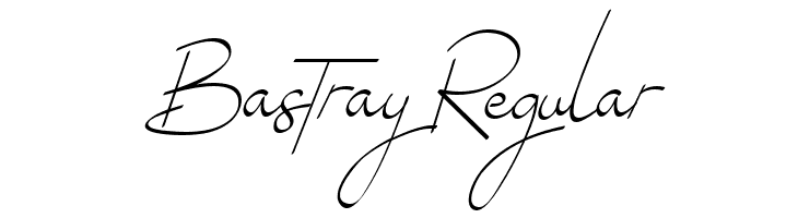 Bastray Regular Font