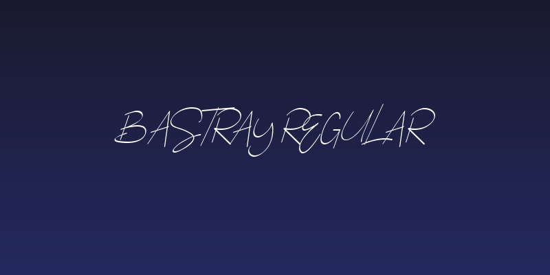 Bastray Regular Social Header