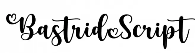 BastridScript  Frei Schriftart Herunterladen
