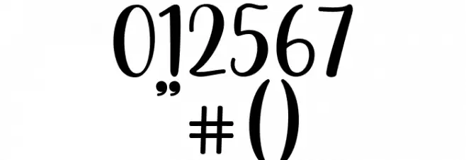 BastridScript Font OTHER CHARS