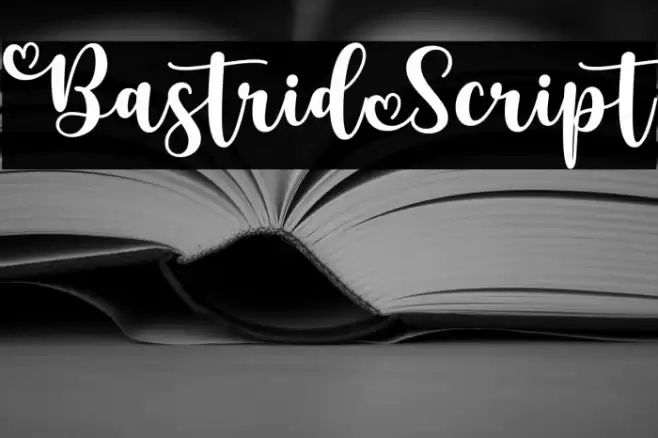 BastridScript Font examples