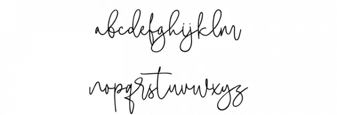 Bastyan Script Free Regular Fuentes MINÚSCULAS