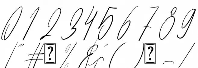 Bastyan Font OTHER CHARS