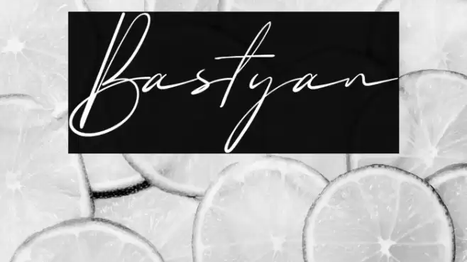 Bastyan Font examples