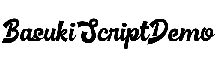 Basuki Script Demo  font caratteri gratis