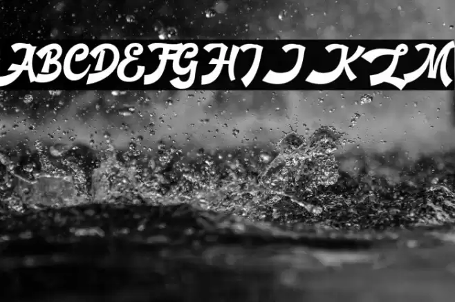 Basuki Script Demo Font examples