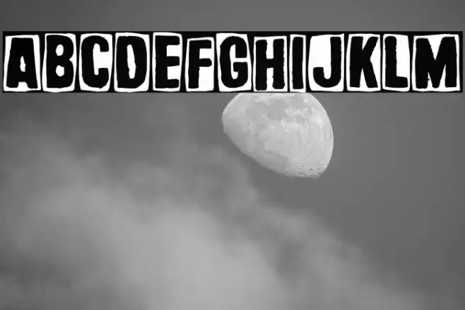 Basurero Humano Font examples