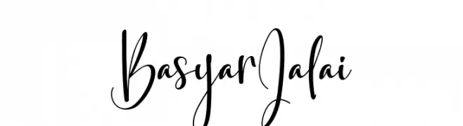 BasyarJalai  Скачать бесплатные шрифты