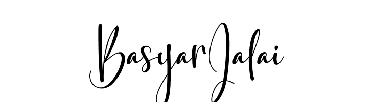 BasyarJalai  Fuentes Gratis Descargar