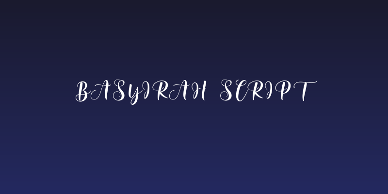 Basyirah Script Social Header