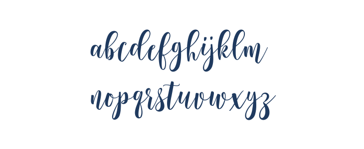 Basyirah Script Lowercase