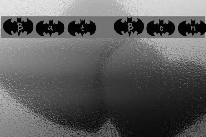 Bat Ben Font examples