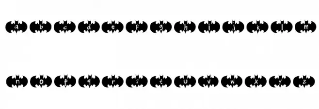 Bat Ben Caratteri MINUSCOLO