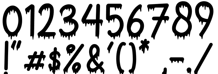 Bat Boo Font OTHER CHARS