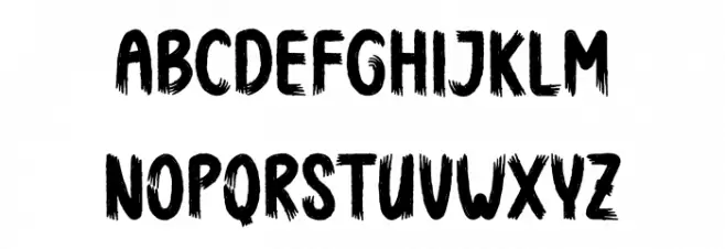 Bat Stealth Fonte MAIÚSCULAS