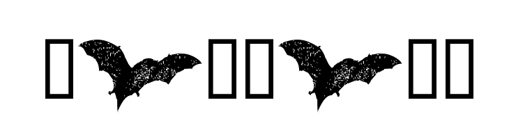 BatBats  免费字体下载