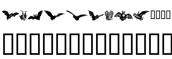 BatBats Fonte MINÚSCULAS