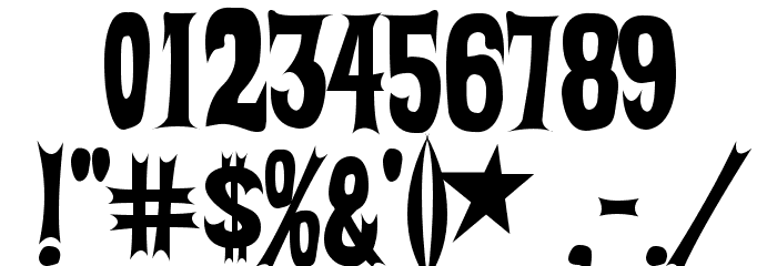 BatFont Font OTHER CHARS