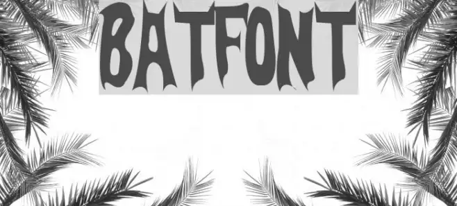 BatFont Example 2
