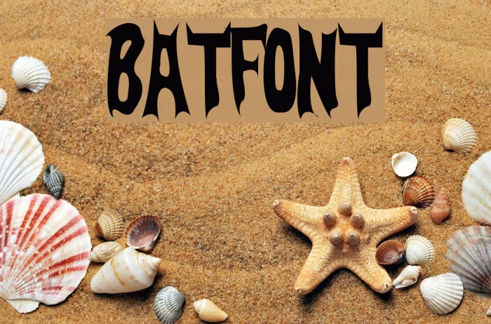 BatFont Font examples