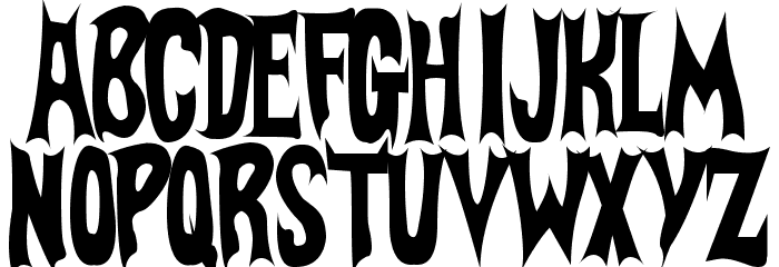 BatFont Font LOWERCASE