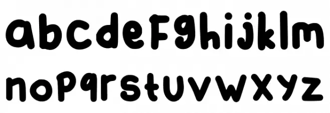 Batagor Regular Caratteri MINUSCOLO