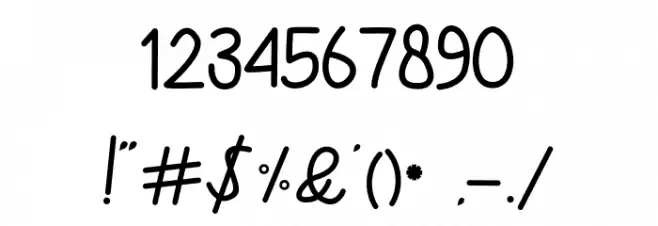 Bataler Font OTHER CHARS