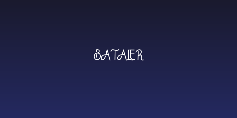 Bataler Social Header