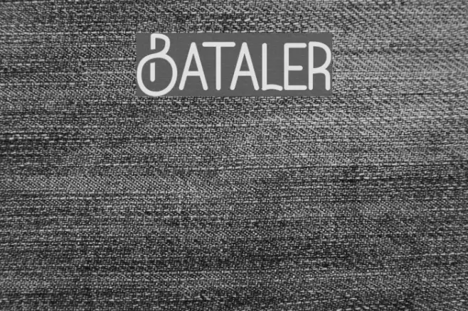 Bataler Font examples