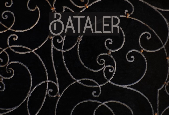 Bataler Font examples