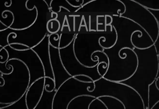 Bataler Font examples