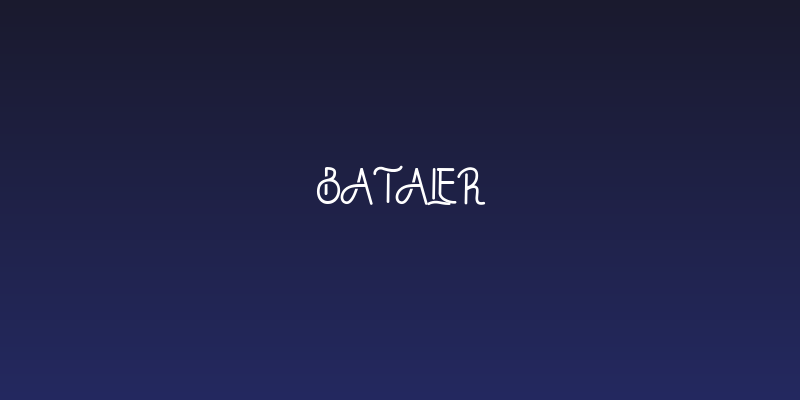 Bataler Social Header
