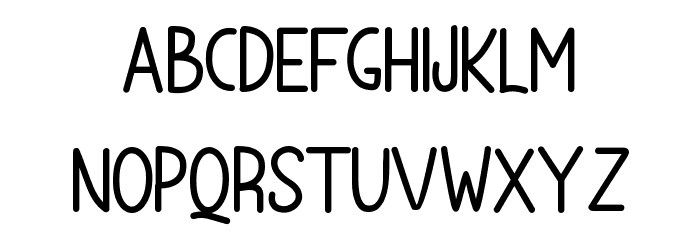 Bataler Font LOWERCASE