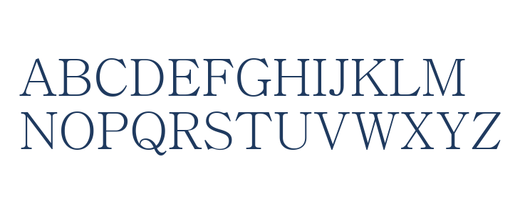 Batang Regular Uppercase