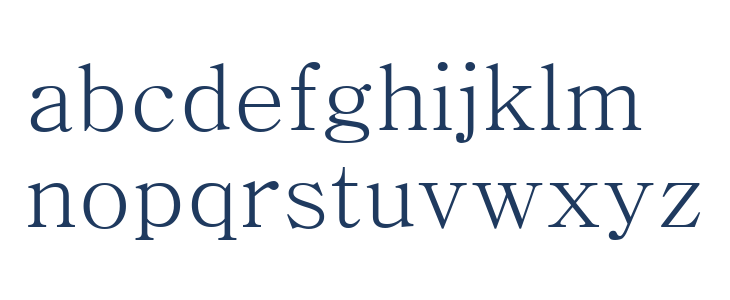 Batang Regular Lowercase