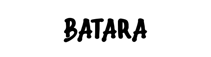 Batara  フリーフォントのダウンロード