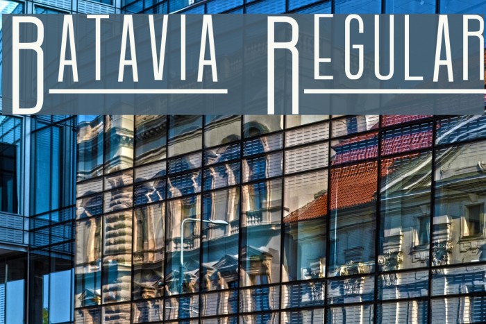 Batavia Regular Polices examples