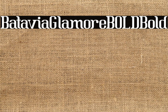 BataviaGlamoreBOLD-Bold Example 1