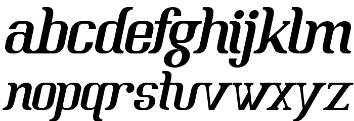 BataviaGlamoreBOLDITALIC-BoldIt Font LOWERCASE
