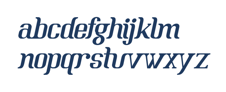 BataviaGlamoreBOLDITALIC-BoldIt Lowercase