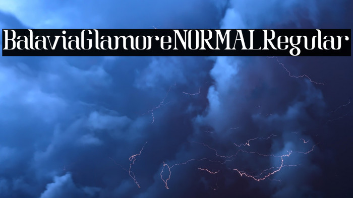 BataviaGlamoreNORMAL-Regular Example 2