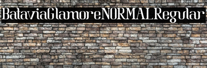 BataviaGlamoreNORMAL-Regular Example 3