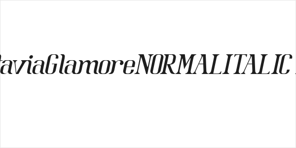 BataviaGlamoreNORMALITALIC-Ital Logo