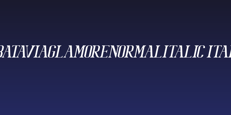 BataviaGlamoreNORMALITALIC-Ital Social Header